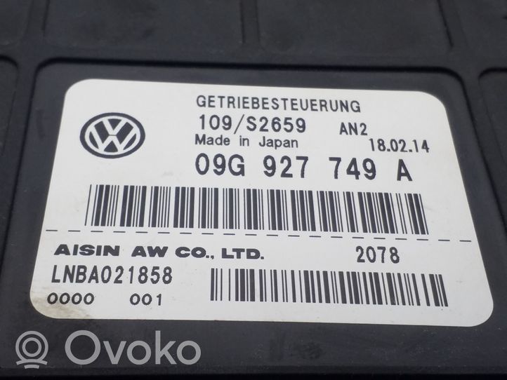 Volkswagen Jetta VI Pavarų dėžės valdymo blokas 09G927749A