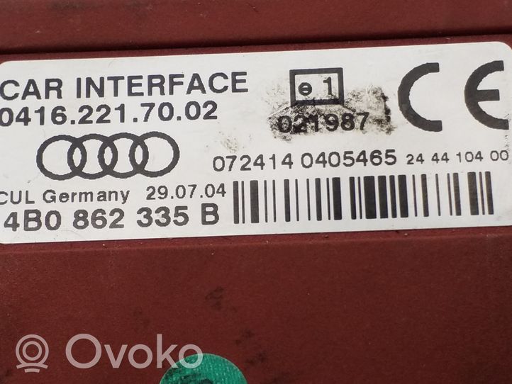 Audi A6 S6 C5 4B Autres unités de commande / modules 4B0862335B