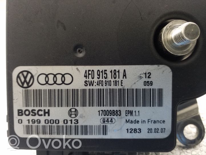 Audi A6 S6 C5 4B Tehonhallinnan ohjainlaite 4F0915181A