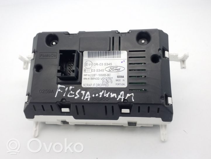 Ford Fiesta Monitori/näyttö/pieni näyttö D2BT18B955BC