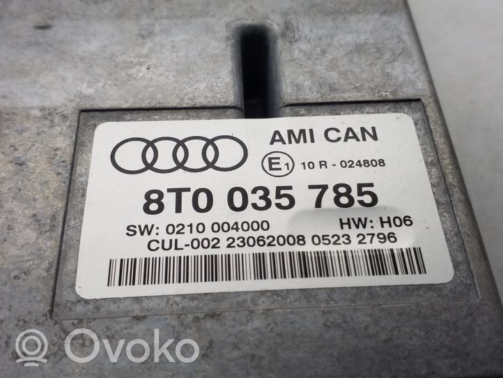 Audi A4 S4 B8 8K Console centrale, commande de multimédia l'unité principale 8T0035785