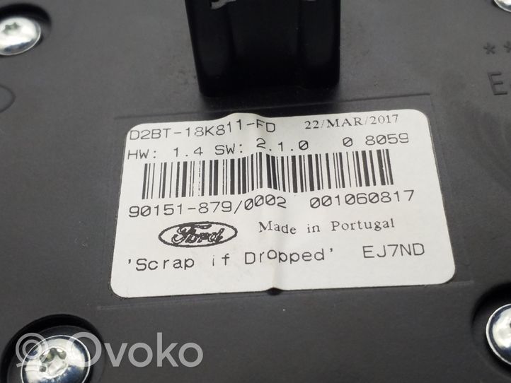 Ford Fiesta Pääyksikkö multimedian ohjaus D2BT18K811FD