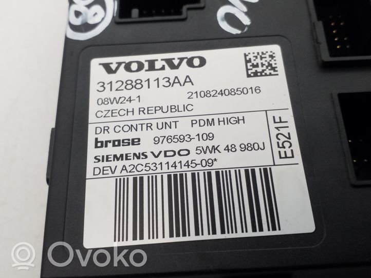 Volvo C30 Moteur de lève-vitre de porte avant 31288113AA