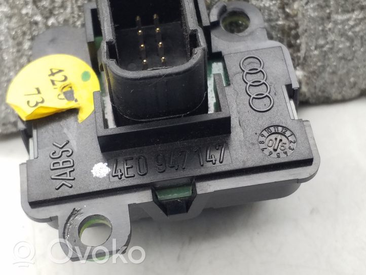 Audi A8 S8 D3 4E Panelės apšvietimo reguliavimo jungtukas 4E0947147