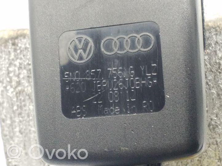 Volkswagen Tiguan Klamra przedniego pasa bezpieczeństwa 5N0857756G