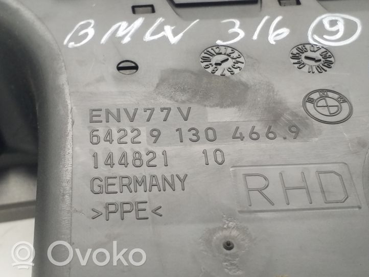 BMW 3 E90 E91 Boczna kratka nawiewu deski rozdzielczej 9130466