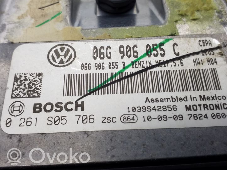 Volkswagen Jetta VI Unidad de control/módulo ECU del motor 06G906055C