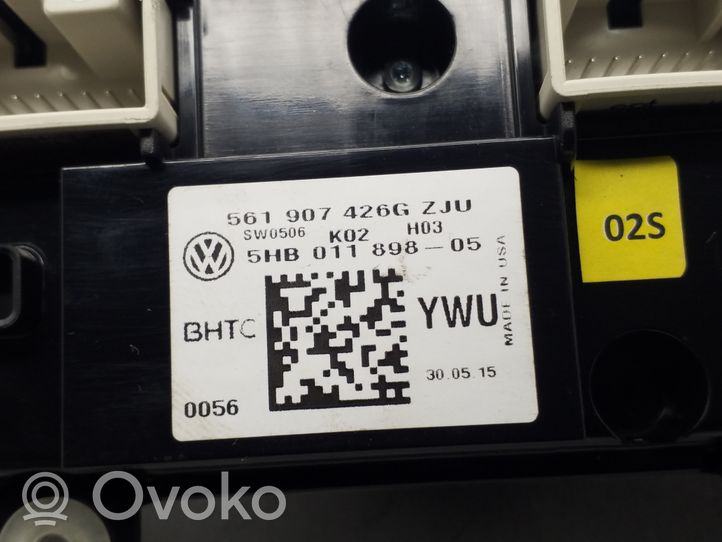 Volkswagen Tiguan Panel klimatyzacji 561907426G