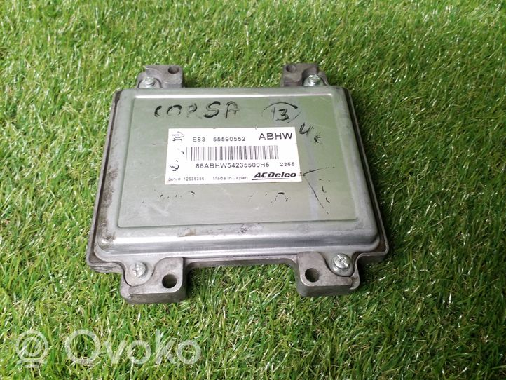 Opel Corsa D Komputer / Sterownik ECU silnika 55590552