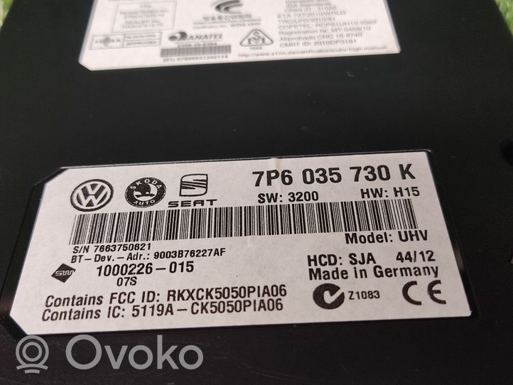 Volkswagen Tiguan Bluetoothin ohjainlaite/moduuli 7P6035730K