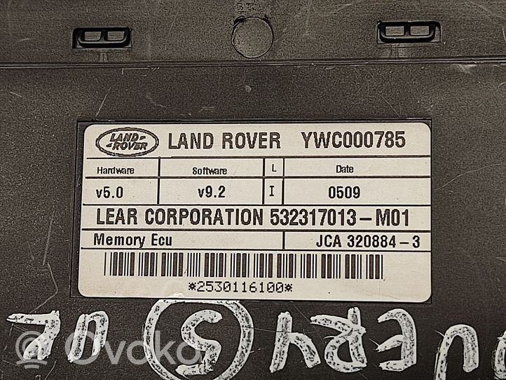 Land Rover Discovery 3 - LR3 Unidad de control del asiento YWC000785