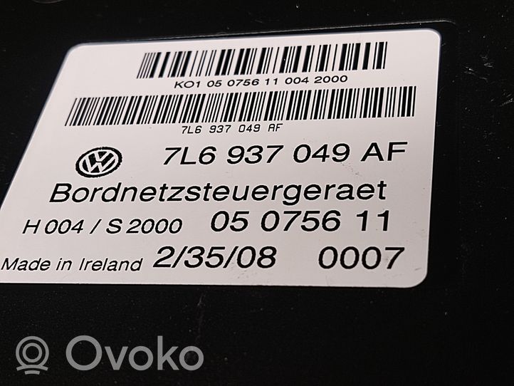 Volkswagen Touareg I Unité de contrôle à bord d'alimentation 7L6937049AF