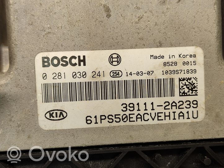 KIA Soul Unité de commande, module ECU de moteur 391112A239