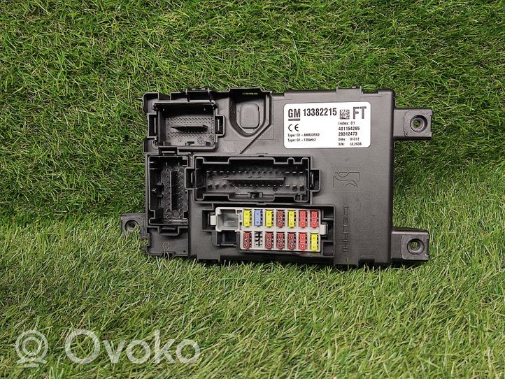 Opel Corsa D Steuergerät Batterie Bordnetz 13382215