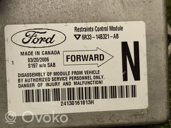 Ford Mustang V Centralina/modulo airbag 6R3314B321AB