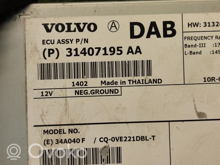 Volvo V40 Antenas vadības bloks 31407195