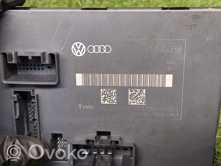 Audi A4 S4 B8 8K Seat control module 8K0959760