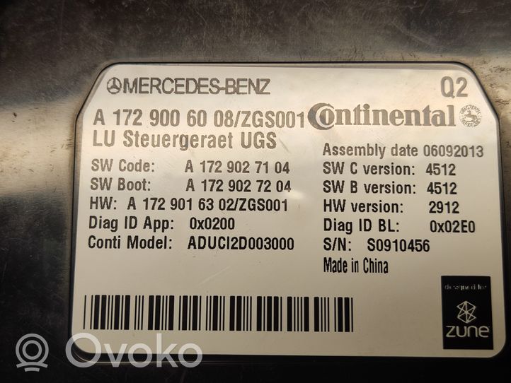 Mercedes-Benz E W212 Otras unidades de control/módulos A1729006008