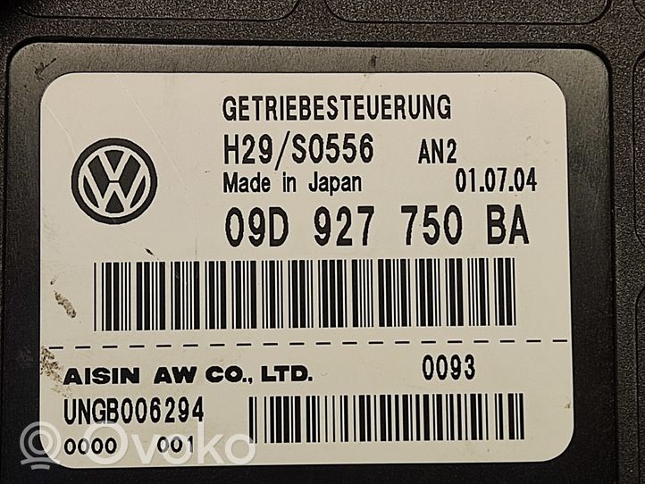 Audi Q7 4L Pavarų dėžės valdymo blokas 09D927750BA