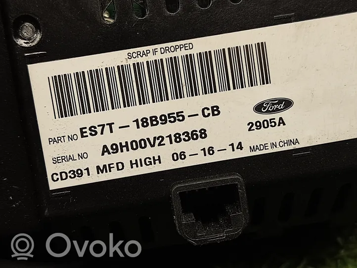 Ford Fusion II Monitori/näyttö/pieni näyttö ES7T18B955CB