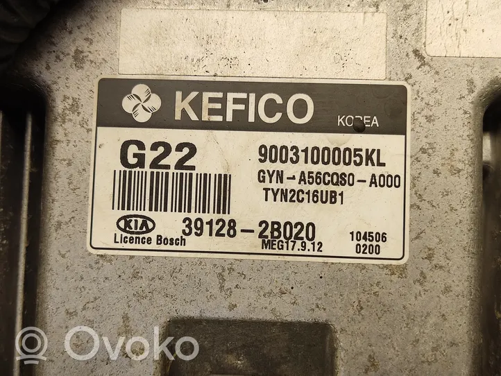 KIA Venga Unité de commande, module ECU de moteur 391282B020