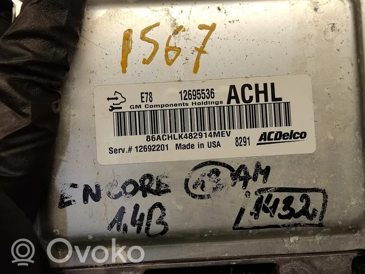 Buick Encore I Engine control unit/module ECU 12695536