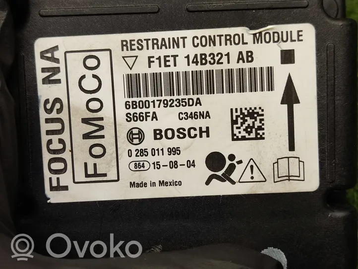 Ford Focus Module de contrôle airbag F1ET14B321AB