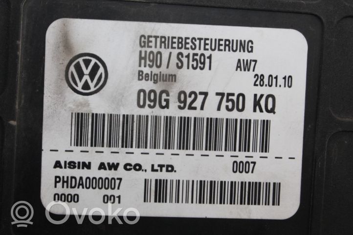 Volkswagen PASSAT CC Muu moottoritilan osa 09G927750KQ