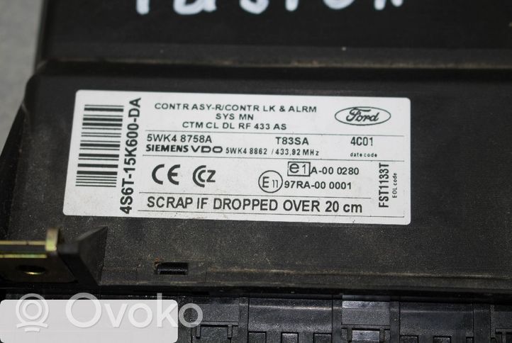 Ford Fusion Otras unidades de control/módulos 4S6T15K600DA