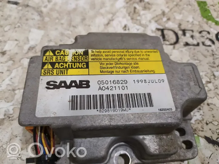 Saab 900 Sterownik / Moduł Airbag 05016829