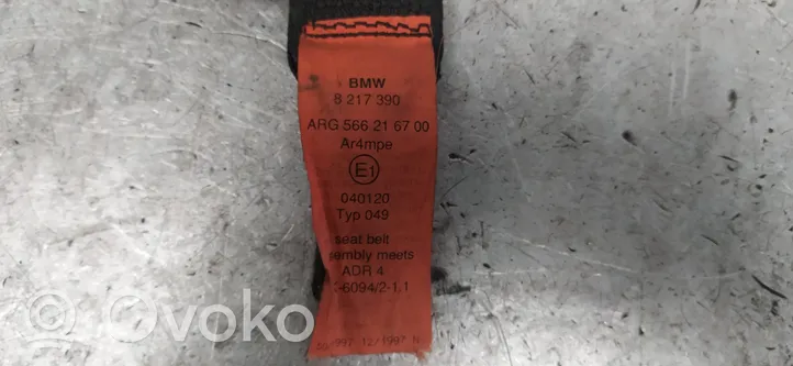 BMW 5 E39 Передний ремень безопасности 8217390