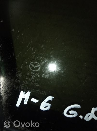 Mazda 6 Vetro del deflettore posteriore 