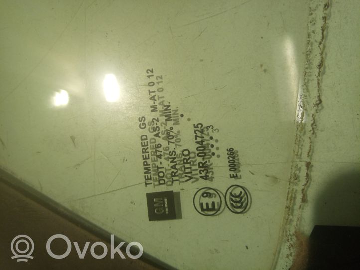 Opel Mokka Rear vent window glass 