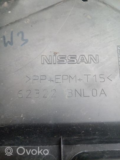 Nissan Leaf I (ZE0) Plaque avant support serrure de capot 