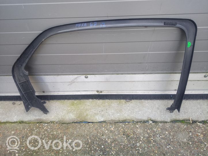 Opel Mokka Rear door glass trim molding 