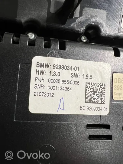 BMW 6 F06 Gran coupe Unité de contrôle climatique 9299034