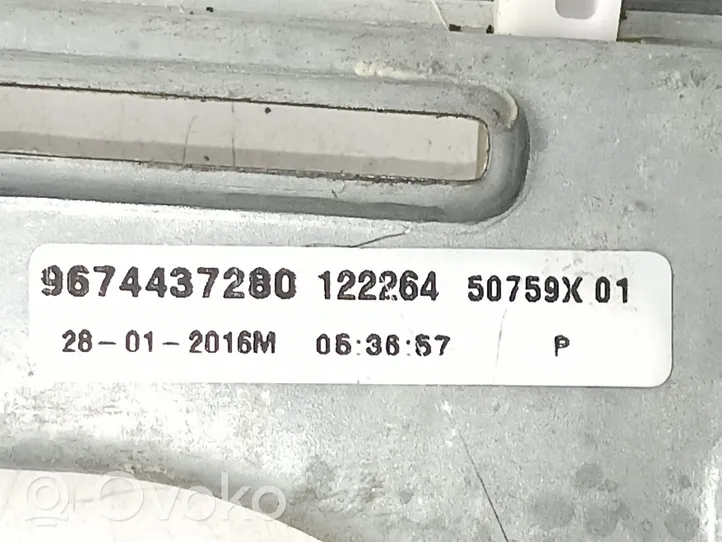 Citroen C-Elysée Elektryczny podnośnik szyby drzwi tylnych 9674437280