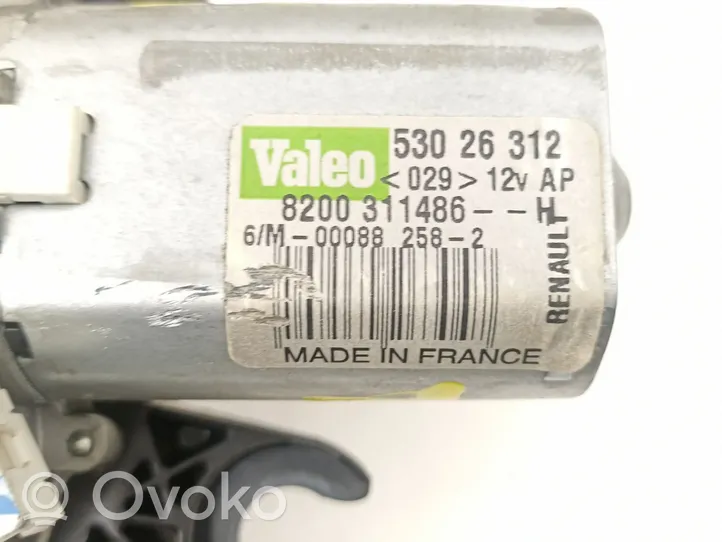 Renault Modus Takalasinpyyhkimen moottori 8200311486