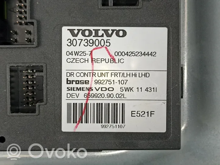 Volvo S40 Alzacristalli manuale della portiera anteriore 8679080