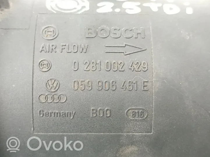 Audi A4 Allroad Przepływomierz masowy powietrza MAF 059906461E