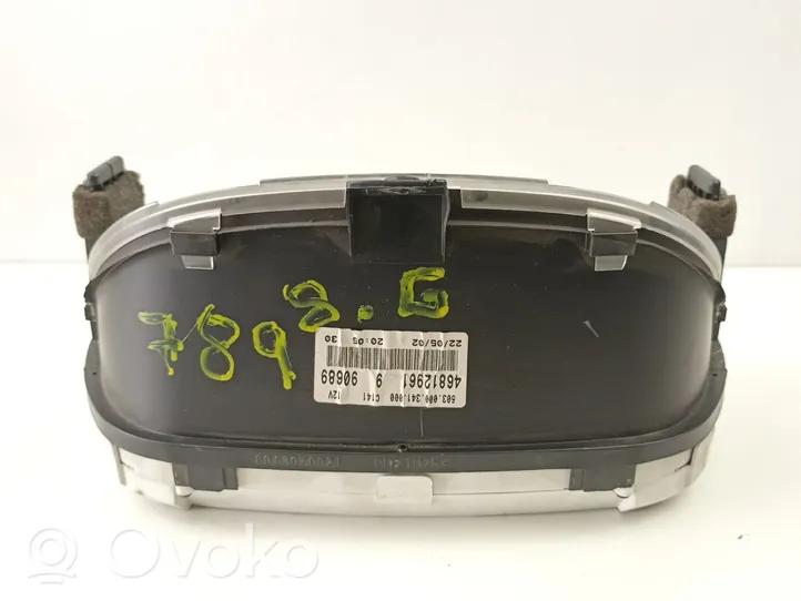 Fiat Punto Evo Tachimetro (quadro strumenti) 46812961