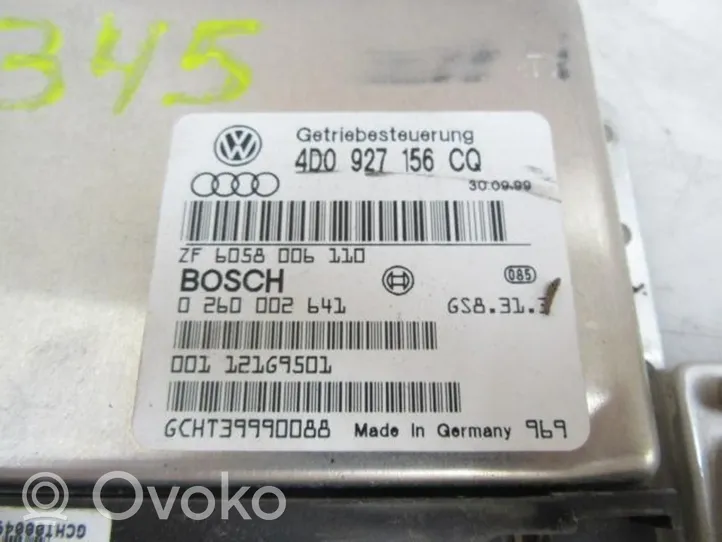 Audi A8 S8 D2 4D Autres unités de commande / modules 4D0907401K