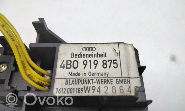 Audi A6 S6 C5 4B Pääyksikkö multimedian ohjaus 4B0919875