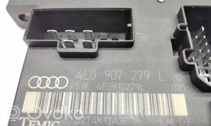 Audi A8 S8 D3 4E Komfortsteuergerät Bordnetzsteuergerät 4E0907279L