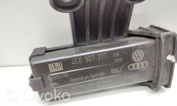 Audi A8 S8 D3 4E Capteur de pression des pneus 4E0907277