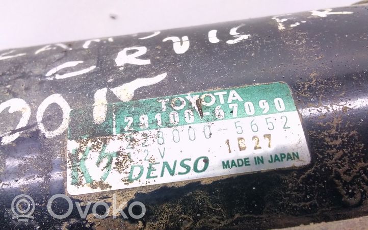 Toyota Land Cruiser (HDJ90) Käynnistysmoottori 2810067090