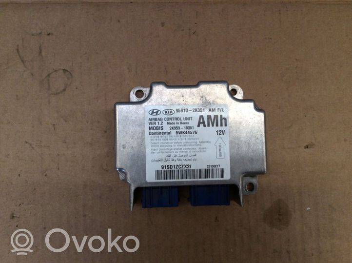 KIA Soul Module de contrôle airbag 959102K351