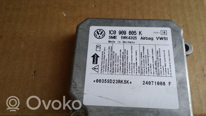 Volkswagen Fox Gaisa spilvenu vadības bloks 1C0909605K