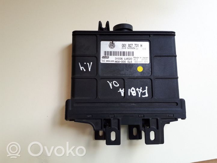 Skoda Fabia Mk1 (6Y) Unidad de control/módulo de la caja de cambios 001927731H