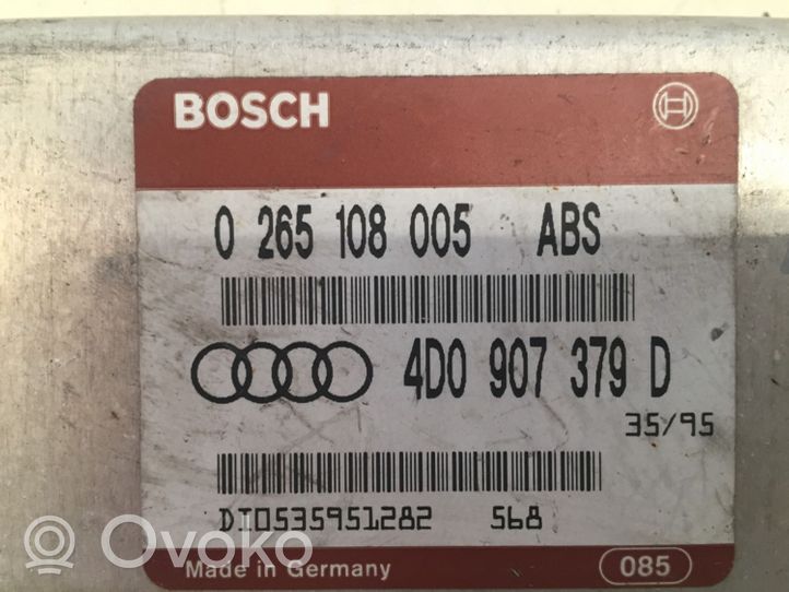Audi A6 S6 C4 4A ABS valdymo blokas 0285108005
